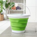 Ведро складное, 10 л, 35x33x24 см, цвет МИКС