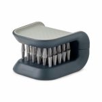 Щётка для столовых приборов и ножей Joseph Joseph BladeBrush, серая