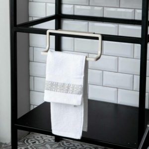 Вешалка для полотенец, пластик, 22,5х6х9 см, цвет бежевый