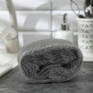 Губка для мытья посуды в рулоне, металлическая
