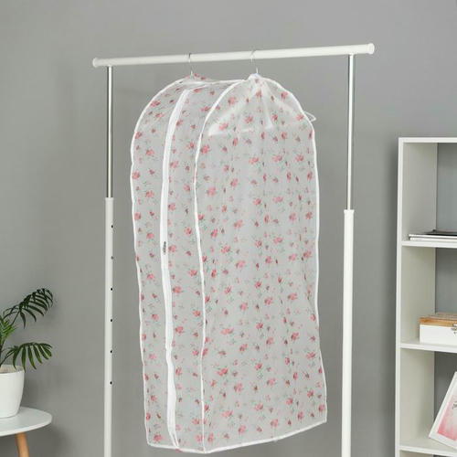 Чехол для одежды 60x30x110 см, цвет МИКС — изображение 2