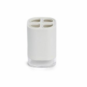 Стакан для зубной пасты Klar, пластик, цвет бежевый