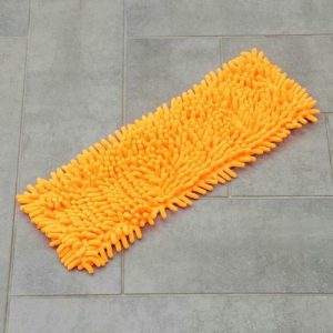 Насадка для плоской швабры Доляна, 40x10 см, 80 гр, микрофибра букли, цвет МИКС