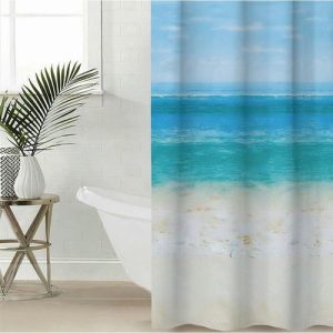 Штора для ванны Доляна «Прибой», 180x180 см, EVA
