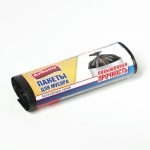 Мешки для мусора повышенной прочности 60 л, 12 мкм, ПНД, 20 шт, цвет чёрный