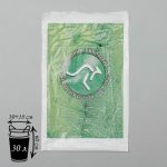 Мешки для мусора с ручками «Эконом», 30 л, 8 мкм, ПНД, 30 шт, цвет чёрный