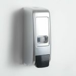 Диспенсер для антисептика/жидкого мыла механический, 600 мл, пластик, цвет хром