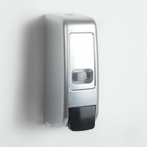 Диспенсер для антисептика/жидкого мыла механический, 600 мл, пластик, цвет хром