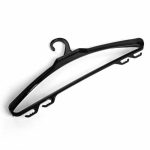 Вешалка-плечики для одежды BranQ, размер 52-54, цвет чёрный