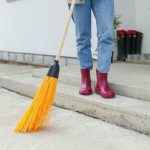 Метла полипропиленовая, с черенком «Дорогая», 5 колец, цвет МИКС (Круглая)