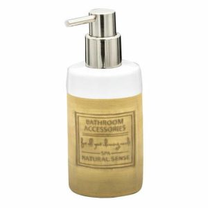 Дозатор для жидкого мыла Native, цвет бежевый, 300 мл