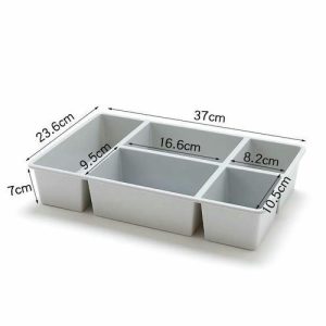 Вставка в ящик АНТОНИУС серый без крышки