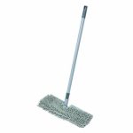 Швабра для сухой и влажной уборки, двусторонняя, ручка металл телескоп 120 см