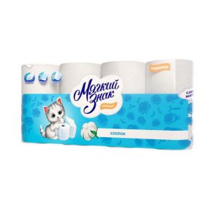 Бумага туалетная Мягкий Знак Comfort, 2 слоя, 8 рулонов