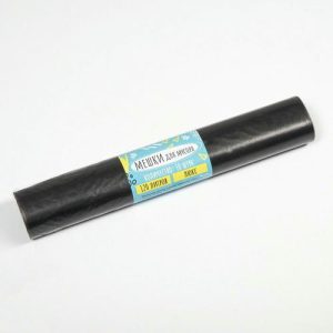 Мешки для мусора в рулоне UPAK LAND 120 л, черные, ПВД, профессиональные, толщина 35 мкм, 70 х 120 см. 10 шт