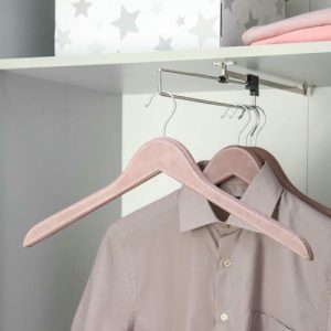 Вешалка-плечики для одежды «Сэр», размер 44-46, цвет бежевый