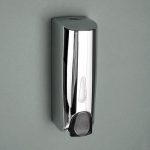 Диспенсер для антисептика или жидкого мыла, механический, 350 мл, пластик, цвет хром