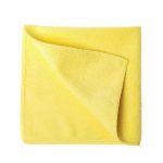 Салфетка универсальная микроволоконная 38x38 см, 340 гр/м2, жёлтая