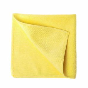 Салфетка универсальная микроволоконная 38x38 см, 340 гр/м2, жёлтая