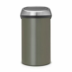 Мусорное ведро Brabantia Touch Bin, система Soft Touch, цвет платиновый, 60 л