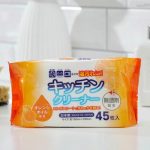 Салфетки влажные для уборки на кухне Kyowa, 45 шт