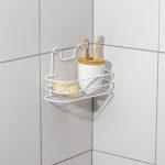 Полка для ванной овальная, 26,5x9,5x13 см, цвет белый