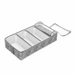 Органайзер для обуви на 4 бокса Grey Flower