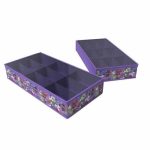 Чехол для хранения обуви «Акварель», 9 пар, 90х45х15 см