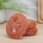 Набор губок металлических Доляна, с медным покрытием, 20 гр/штука, 3 шт