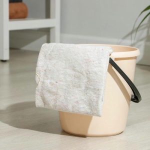 Тряпка для мытья полов, плотность 200 г/м2, с отверстием для швабры