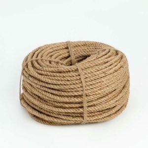 Канат пеньковый кручёный 10 мм, бухта (110 м)