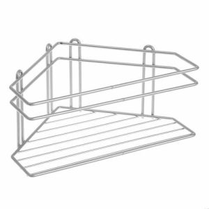 Полка угловая, 1 ярус, Neo Plus, 16x24x10 см, цвет хром