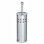 Ершик туалетный напольный G-teq, с перфорацией, металл, хром