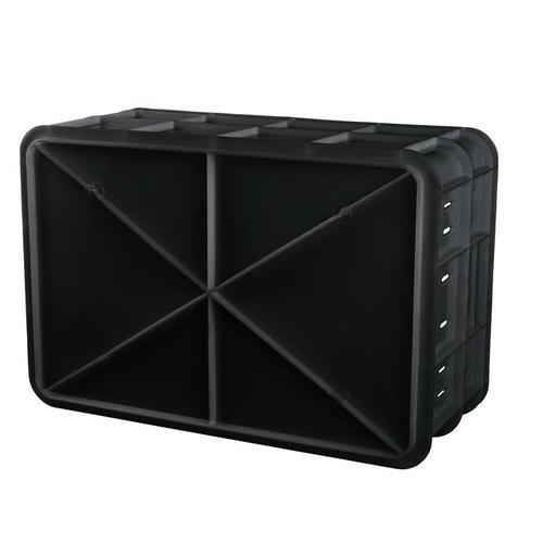 Ящик пластиковый, 202П, 60х40х26см, черный — изображение 2