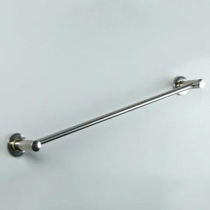 Держатель для полотенец одинарный, 61x5x8,5 см, цвет хром