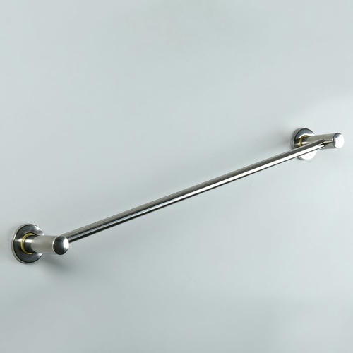 Держатель для полотенец одинарный, 61x5x8,5 см, цвет хром