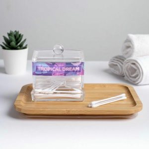 Органайзер для ватных палочек Tropical dream, 10,5 х 9,5 см