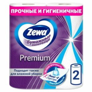 Бумажные полотенца Zewa Premium, 2 слоя, 2 шт