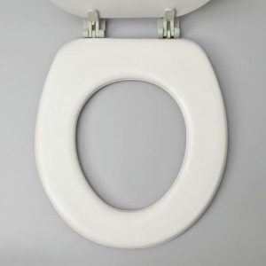 Сиденье для унитаза с крышкой, мягкое, цвет кремовый, рисунок МИКС