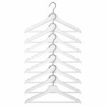 Набор плечиков БУМЕРАНГ, 8 шт, белый