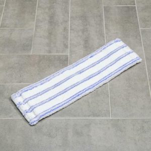 Насадка для плоской швабры, микрофибра с мягкими абразивными вставками, 46x13 см