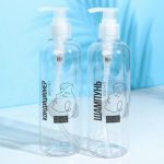 Дозатор для шампуня и кондиционера I love my body, 300 мл, набор 2 шт