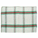 Тряпка для пола, размер 60 х 40 см шотландка