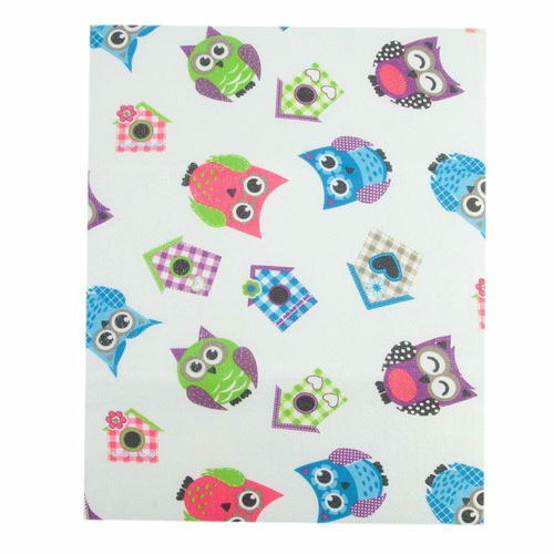 Коврик для сушки посуды Доляна «Совушки», 38x51 см, микрофибра — изображение 2