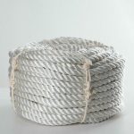 Канат кручёный ПАТ, d=16 мм, 50 м, цвет белый