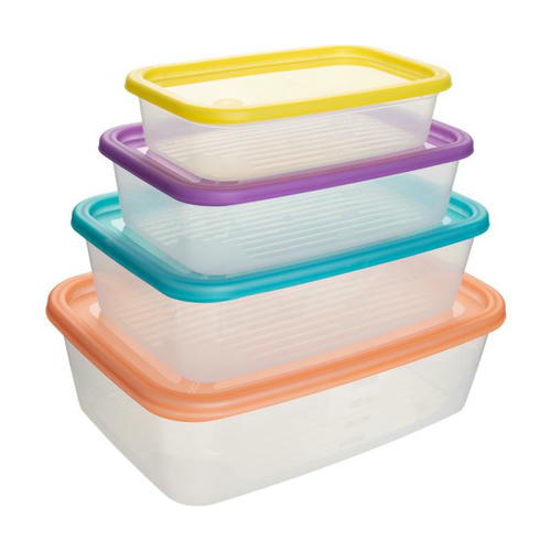 Набор контейнеров прямоугольных, FunCook, 4 шт