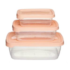 Набор контейнеров прямоугольных, Fimako, 3 штуки