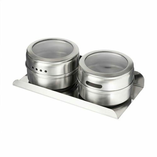Набор банок для специй с магнитным дном на подставке, O'Kitchen, 70 мл, 2 шт — изображение 2