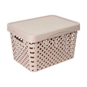 Корзина для хранения с крышкой, ARXИМЕD, 17 л, в ассортименте