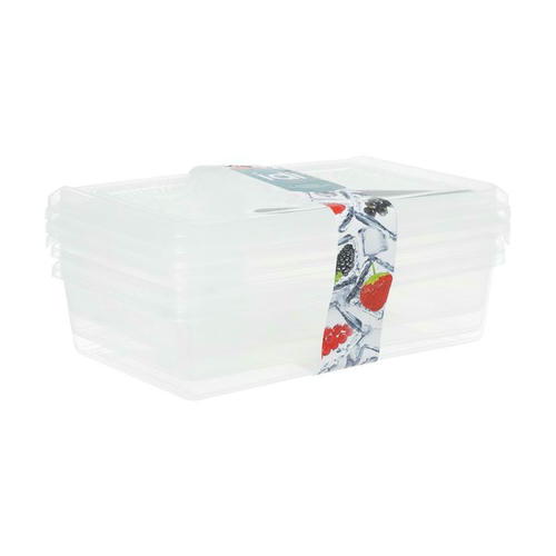 Набор контейнеров для заморозки, 3 шт., 0,75 л